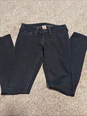 True Religion Black Skinny Women's Jeans